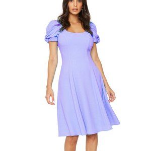 Black Halo Brent Pebble Crepe Dress 8